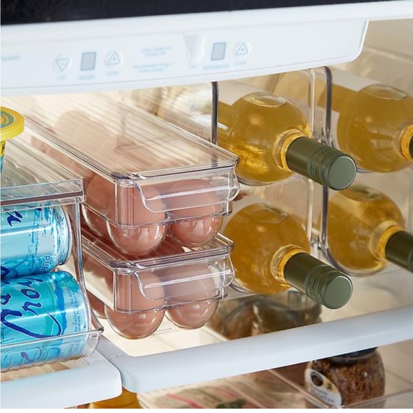 UTOPIA Stackable Refrigerator Egg Storage Bin with Lid Stores 14 Eggs - Picture 3 of 3